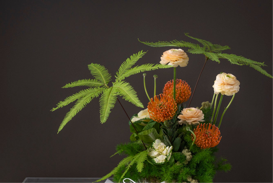 Botanical Eclipse | Luxury Acrylic Box Arrangement