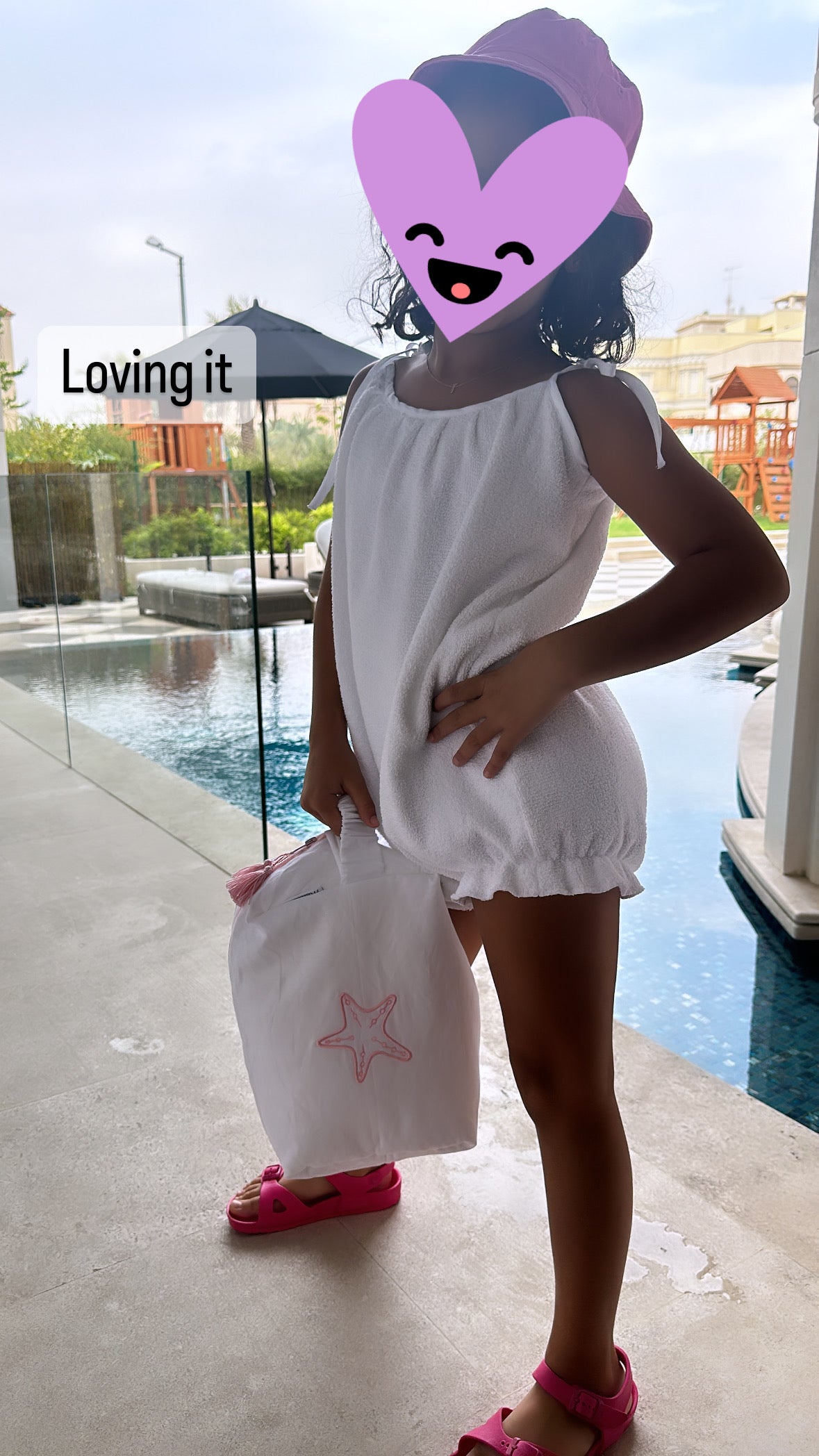 Terry Towel Onesie Starfish