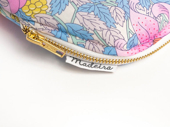 Rosy Bloom Essentials Pouch