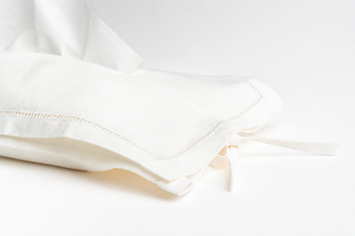 Tissue cover plain luxury linen