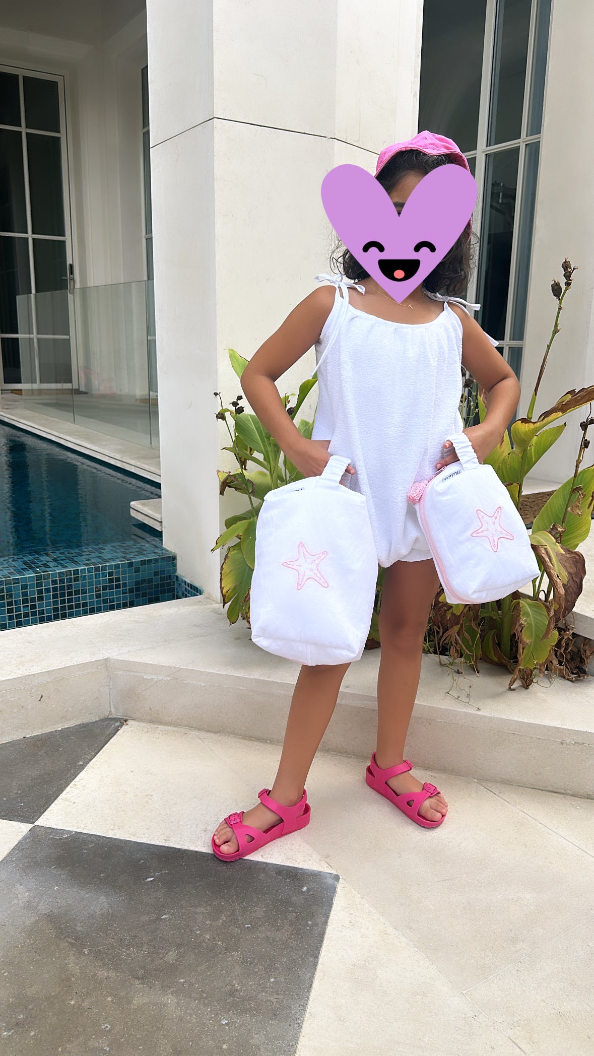 Terry Towel Onesie Starfish