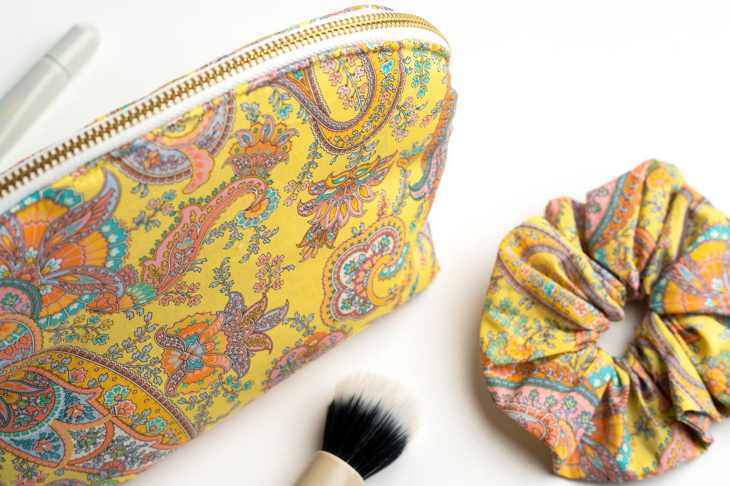 Amber Paisley Pouch