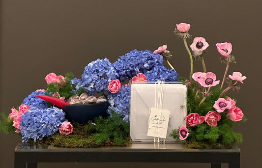 Blush D'amour | Floral Tray Arrangement